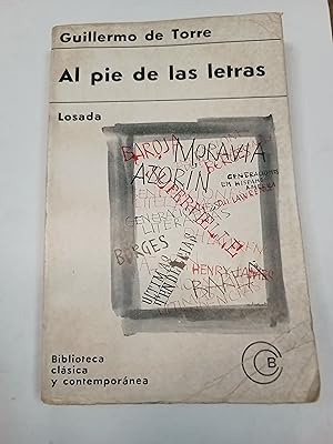 Seller image for Al pie de las letras for sale by Libros nicos