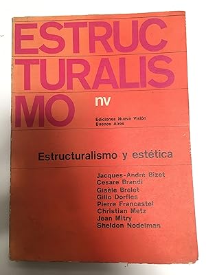 Imagen del vendedor de Estructuralismo y Estetica a la venta por Libros nicos