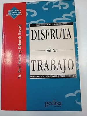 Seller image for Disfruta de tu trabajo for sale by Libros nicos