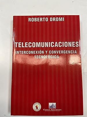 Immagine del venditore per Telecomunicaciones interconexion y convergencia tecnologica venduto da Libros nicos