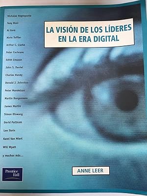 Image du vendeur pour La vision de los lideres en la era digital mis en vente par Libros nicos