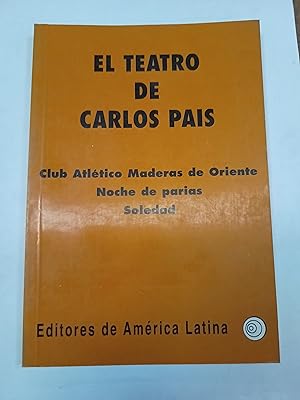 Seller image for El teatro de Carlos Pais for sale by Libros nicos