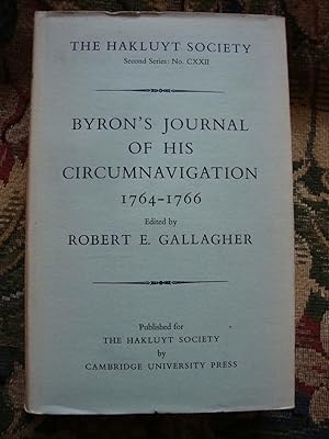 Imagen del vendedor de Byron's Journal of His Circumnavigation 1764-1766 a la venta por Anne Godfrey