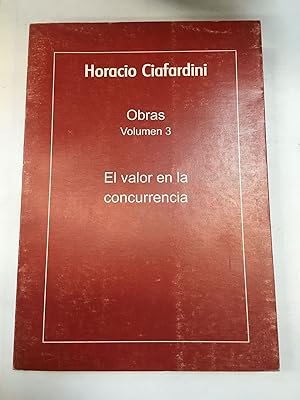 Seller image for El valor de la concurrencia for sale by Libros nicos