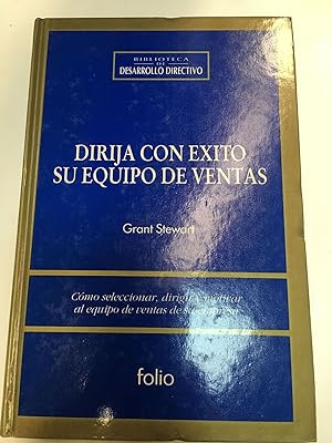 Seller image for Dirija con xito su equipo de ventas for sale by Libros nicos