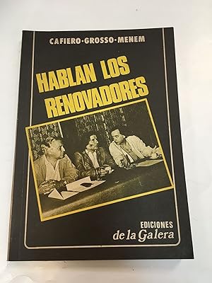 Seller image for Hablan los renovadores for sale by Libros nicos