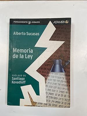 Seller image for Memoria de la Ley for sale by Libros nicos