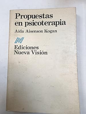 Imagen del vendedor de Propuestas en psicoterapia a la venta por Libros nicos