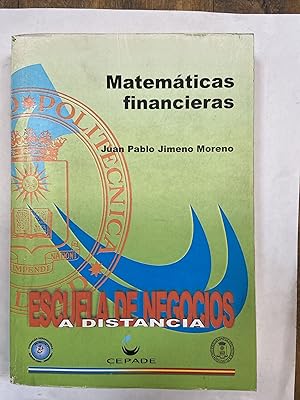 Imagen del vendedor de Matematicas financieras a la venta por Libros nicos