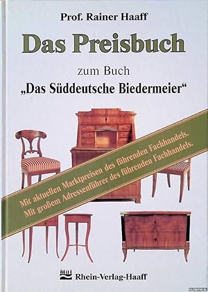 Bild des Verkufers fr Das Preisbuch zum Buch "Das Sddeutsche Biedermeier". zum Verkauf von Klondyke