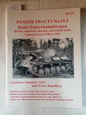Bild des Verkufers fr Panzer Tracts No.19-2 - Beute-Panzerkampfwagen : zum Verkauf von Versand-Antiquariat Konrad von Agris e.K.