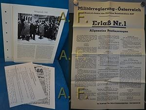 Kriegsende 1945. Inhalt: "Neues Wiener Tagblatt, 79. Jg. Nr. 79 vom 3. April 1945. Kabinettsratsp...