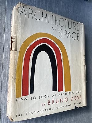 Immagine del venditore per Architecture As Space venduto da Joe Maynard