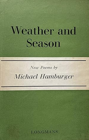 Weather and season: new poems.
