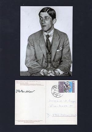 Oskar Kokoschka Autograph | signed cards / album pages