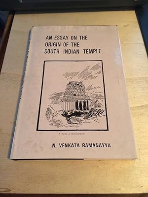 Seller image for An Essay on the Origin of the South Indian Temple for sale by Dreadnought Books