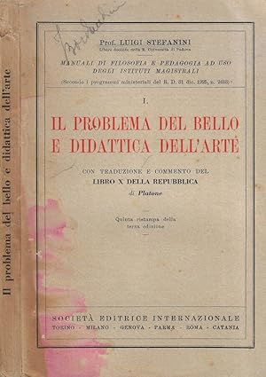 Bild des Verkufers fr Il problema del bello e didattica dell'arte zum Verkauf von Biblioteca di Babele