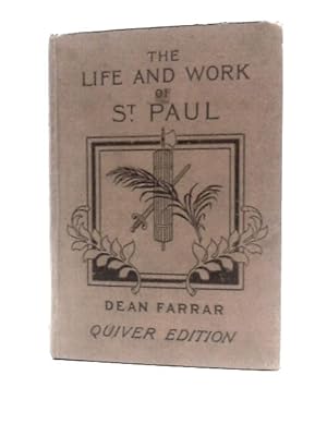 Seller image for The Life and Work of St. Paul for sale by World of Rare Books