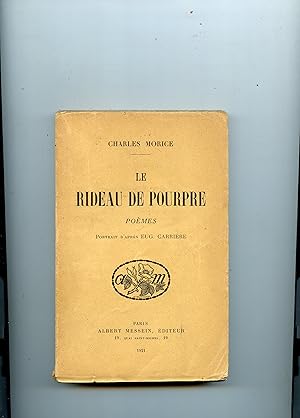 LE RIDEAU DE POURPRE . POÈMES . Portrait d après Eug. Carrière