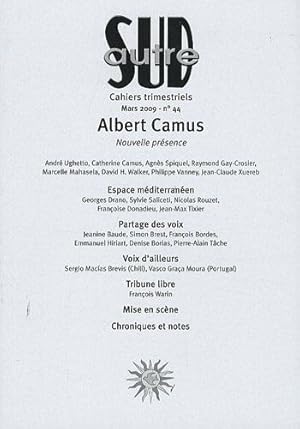 Autre Sud N 44 Albert Camus