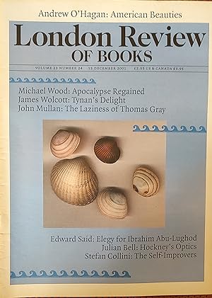 Seller image for London Review Of Books 13 December 2001 for sale by Shore Books