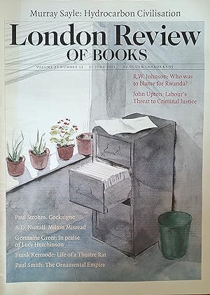 Imagen del vendedor de London Review Of Books 21 June 2001 a la venta por Shore Books