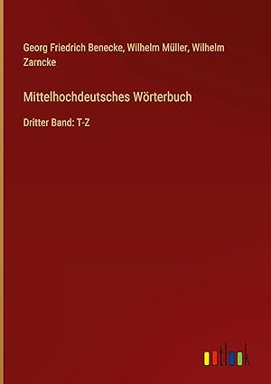 Image du vendeur pour Mittelhochdeutsches Woerterbuch mis en vente par moluna