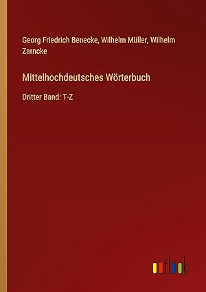 Image du vendeur pour Mittelhochdeutsches Woerterbuch mis en vente par moluna