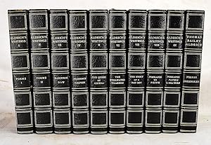 The Writings of Thomas Bailey Aldrich (10 volume set, Fine Binding) Including The Life of Thomas ...