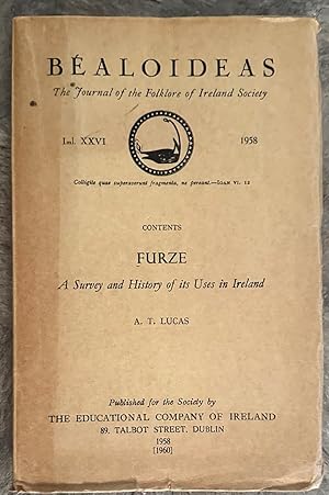 Bealoideas; The Journal of The Folklore of Ireland Society; IML. XXVI; 1958