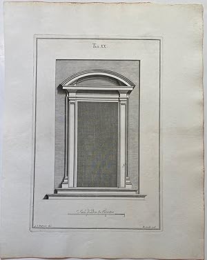 Tau. XX. [Architectural detail from the Laurentian Library]