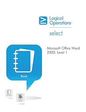 Bild des Verkufers fr Microsoft Office Word 2003 : 084360 S3 zum Verkauf von WeBuyBooks