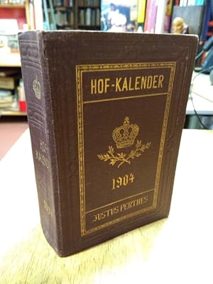 Gothaischer Genealogischer Hofkalender nebst diplomatisch-statistischem Jahrbuche. 1904. Hunderte...