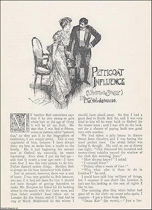 Seller image for Petticoat Influence, by P.G. Wodehouse. A Football Story. An uncommon original article from The Strand Magazine, 1906. for sale by Cosmo Books