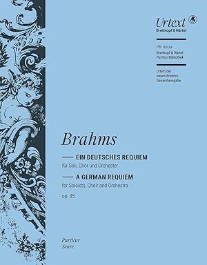 Seller image for Ein Deutsches Requiem op. 45 Partitur for sale by moluna