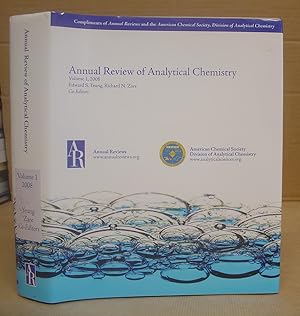 Bild des Verkufers fr Annual Review Of Analytical Chemistry - Volume 1, 2008 zum Verkauf von Eastleach Books