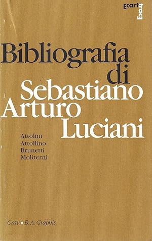 Imagen del vendedor de Bibliografia di Sebastiano Arturo Luciani a la venta por Il Salvalibro s.n.c. di Moscati Giovanni