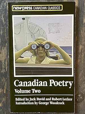 Seller image for Canadian Poetry Volume Two for sale by Singing Pebble Books