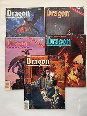 Dragon Magazine [Five Issues]; Issues 141, 143, 149, 158, 162