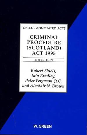 Bild des Verkufers fr Criminal Procedure (Scotland) Act 1995 zum Verkauf von WeBuyBooks