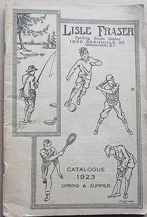 Lisle C Fraser Sporting Goods Catalogue 1923 Spring and Summer,
