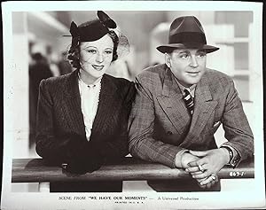 Seller image for We Have Our Moments 8 X 10 Still 1937 Sally Eilers, James Dunn for sale by AcornBooksNH