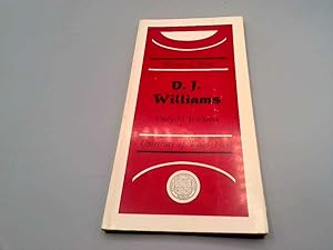 Imagen del vendedor de D.J.Williams (Writers of Wales) a la venta por Goldstone Rare Books