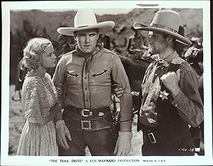 Seller image for The Trail Drive 8 X 10 Still 1933 Ken Maynard, Cecilia Parker for sale by AcornBooksNH