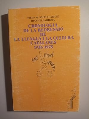 Imagen del vendedor de Cronologia de la repressi de la llengua i la cultura catalanes 1936-1975 a la venta por Llibreria Fnix