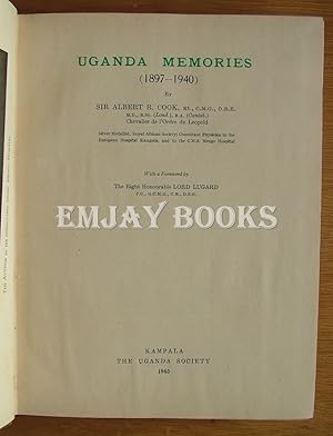 Image du vendeur pour Uganda Memories (1897 - 1940) mis en vente par EmJay Books