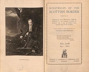 Bild des Verkufers fr Minstrelsy of the Scottish Border, consisting of Historical and Romantic Ballads zum Verkauf von WeBuyBooks