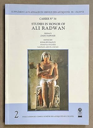 Seller image for Studies in honor of Ali Radwan. Vol. 2 for sale by Meretseger Books