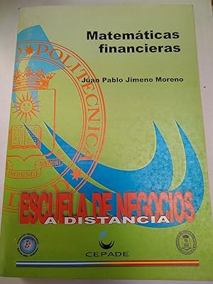 Imagen del vendedor de Matematicas financieras a la venta por Libros nicos