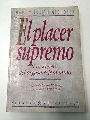 Seller image for El placer supremo for sale by Libros nicos